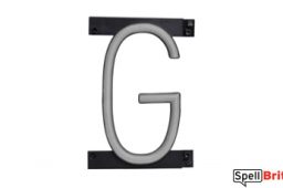 LED letter G, featuring LED lights that look like neon letters