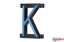 LED letter K, featuring LED lights that look like neon letters