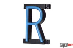 LED letter R, featuring LED lights that look like neon letters