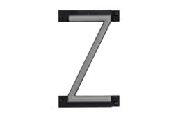 LED letter Z, featuring LED lights that look like neon letters