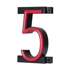 Neon-LED Numbers For Custom Sign Five