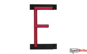 Neon-like Letters F