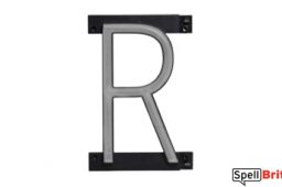 LED letter R, featuring LED lights that look like neon letters