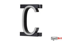 LED letter C, featuring LED lights that look like neon letters