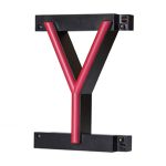 LED letter Y, featuring LED lights that look like neon letters